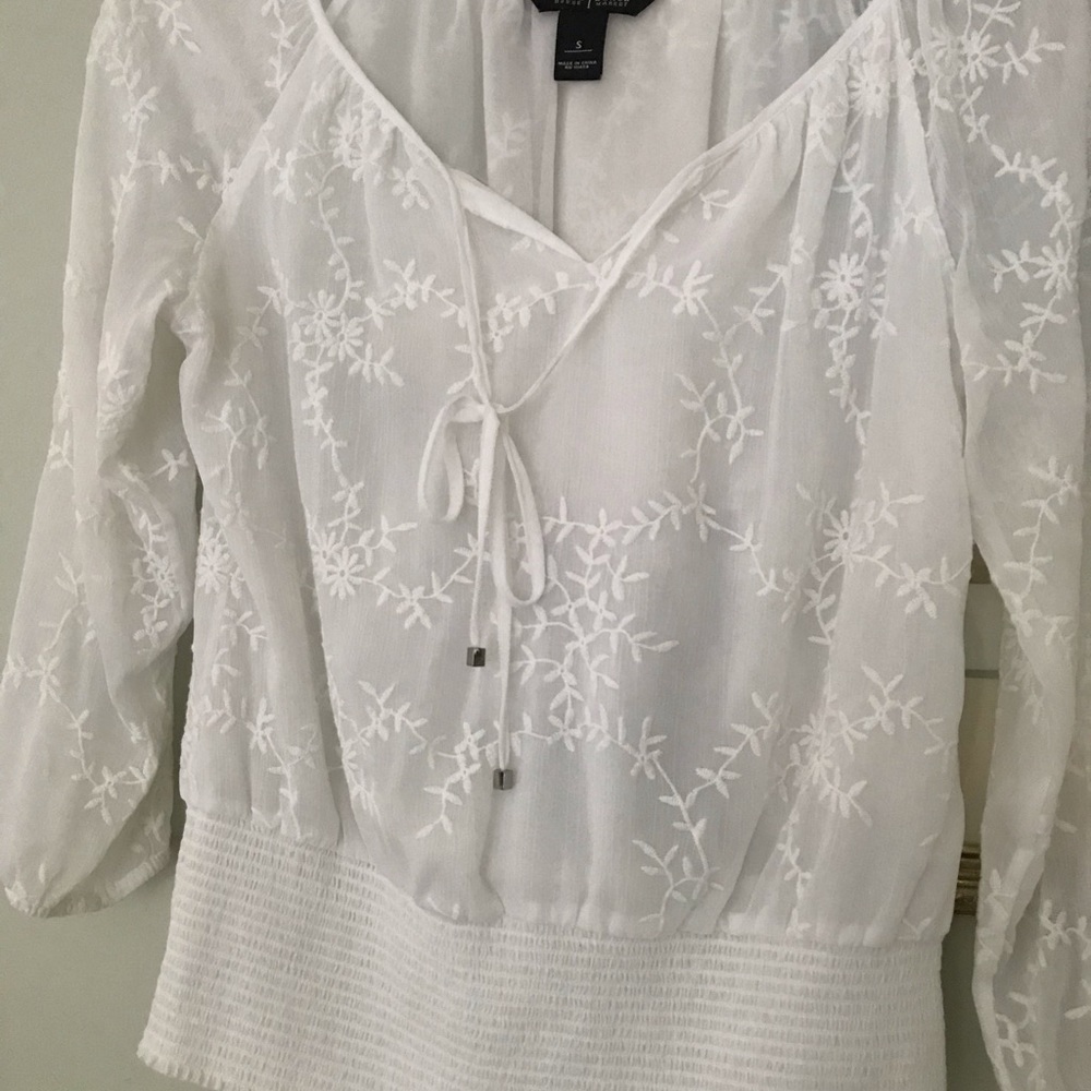 Beautiful white blouse from White House Black Market